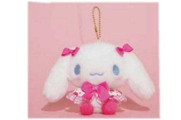 Sanrio - Cinnamoroll Strawberry Dress Keychain Plush Doll