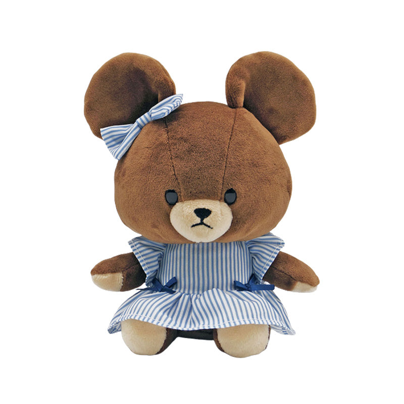 Nakajima - The Bear's School Jackie Blue Stripe Dress Plush