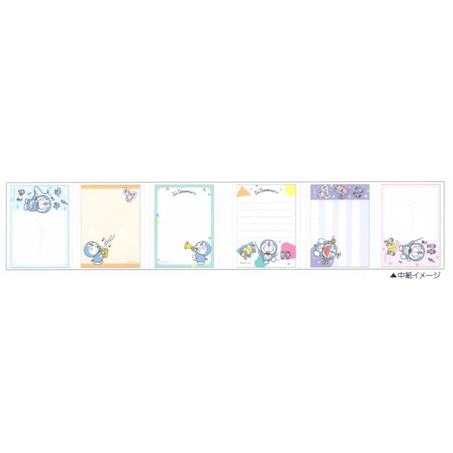 Doraemon Music Walk Flip Memo Pack