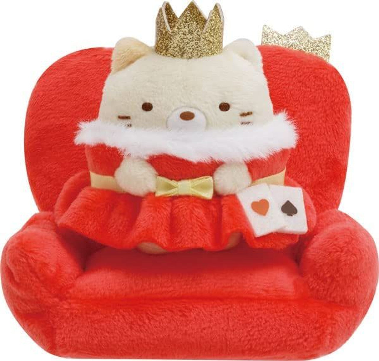San-X - Sumikko Gurashi Queen of Hearts Neko Set Plush Doll