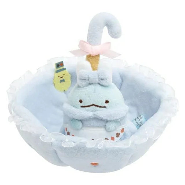 San-X - Sumikko Gurashi in Wonderland Umbrella Multitray Tokage Alice Plush Doll