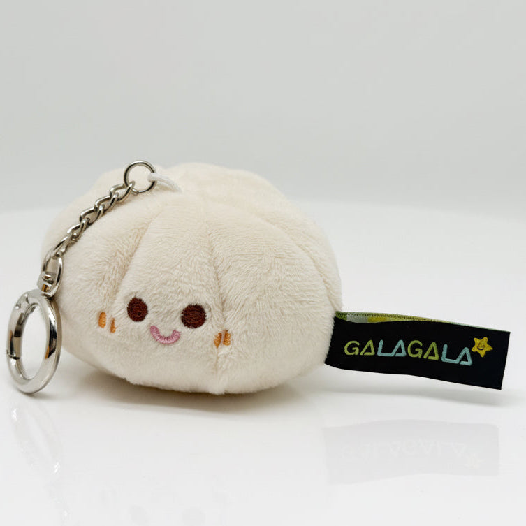 Plushie Planet® - Hong Kong Snack Series - BBQ Pork Steam Bun Keychain (香港小食系列 - 叉燒包吊飾)