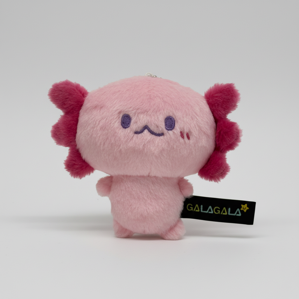 Plushie Planet® - Ocean Animal Series - Little Axolotl Keychain (海洋生物系列 - 六角恐龍仔吊飾)