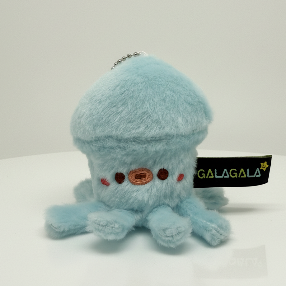 Plushie Planet® - Thick Lip Series - Cuttle Fish Keychain (厚唇系列 - 墨魚吊飾)