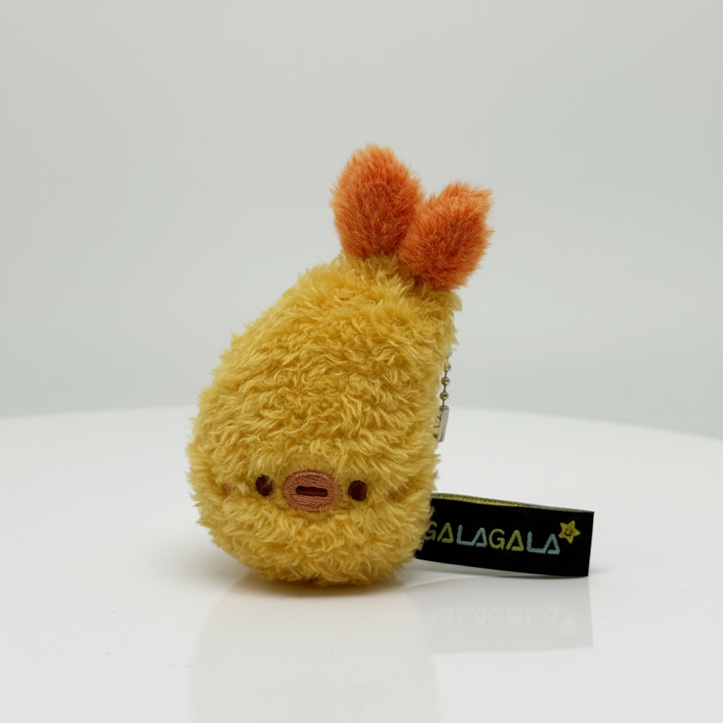 Plushie Planet® - Thick Lip Series - Ebi Fry Keychain (厚唇系列 - 炸蝦吊飾)