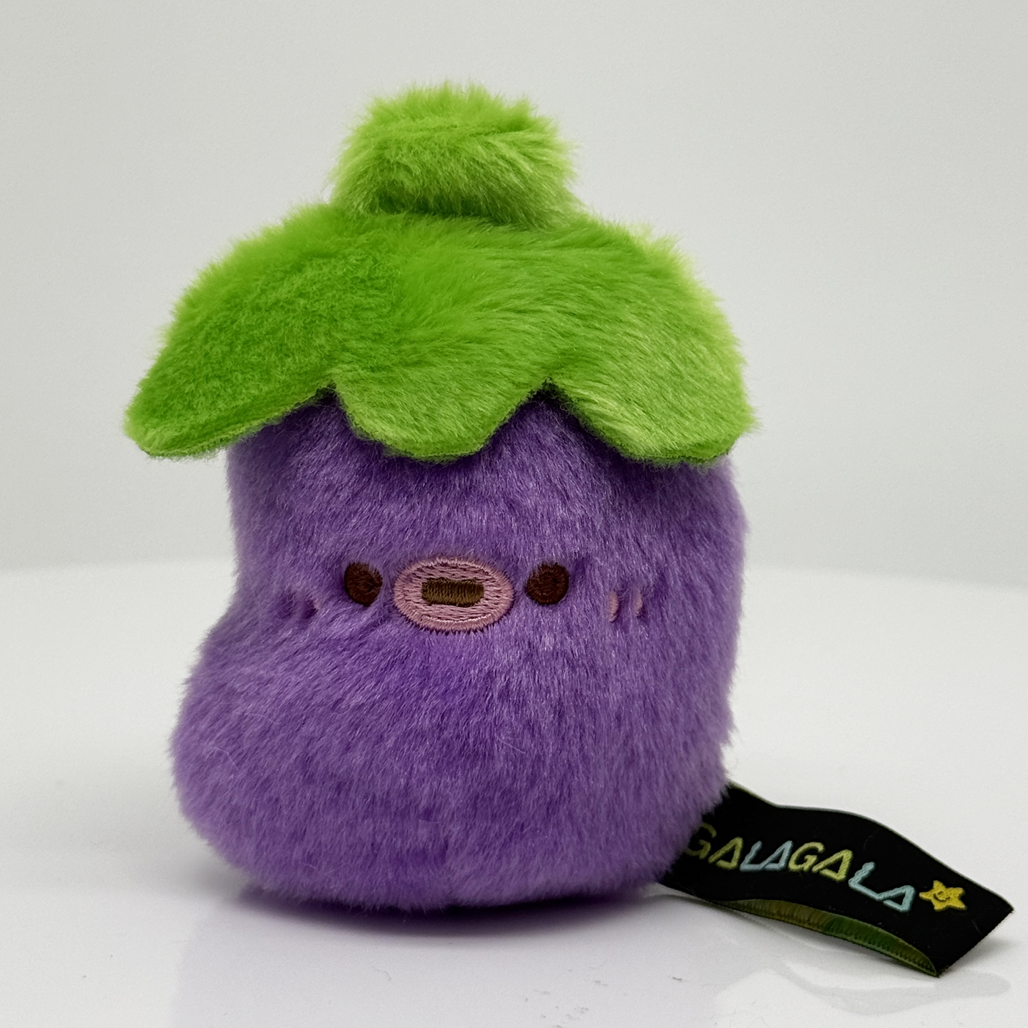Plushie Planet® - Thick Lip Series - Egg Plant Keychain (厚唇系列 - 茄子吊飾)