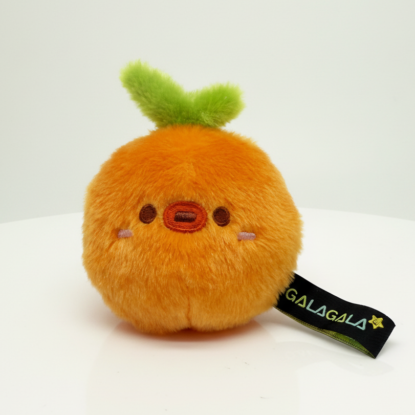 Plushie Planet® - Thick Lip Series - Mikan Keychain (厚唇系列 - 蜜柑吊飾)