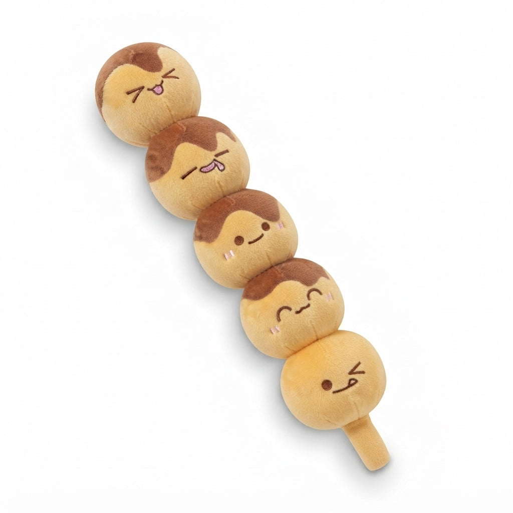 Plushie Planet® - Hong Kong Snack Series - Curry Fish Ball Plush (香港小食系列 - 咖哩魚蛋毛公仔)