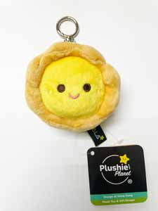 Plushie Planet® - Hong Kong Snack Series - Egg Tart Keychain (香港小食系列 - 蛋撻吊飾)