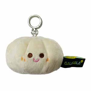 Plushie Planet® - Hong Kong Snack Series - BBQ Pork Steam Bun Keychain (香港小食系列 - 叉燒包吊飾)