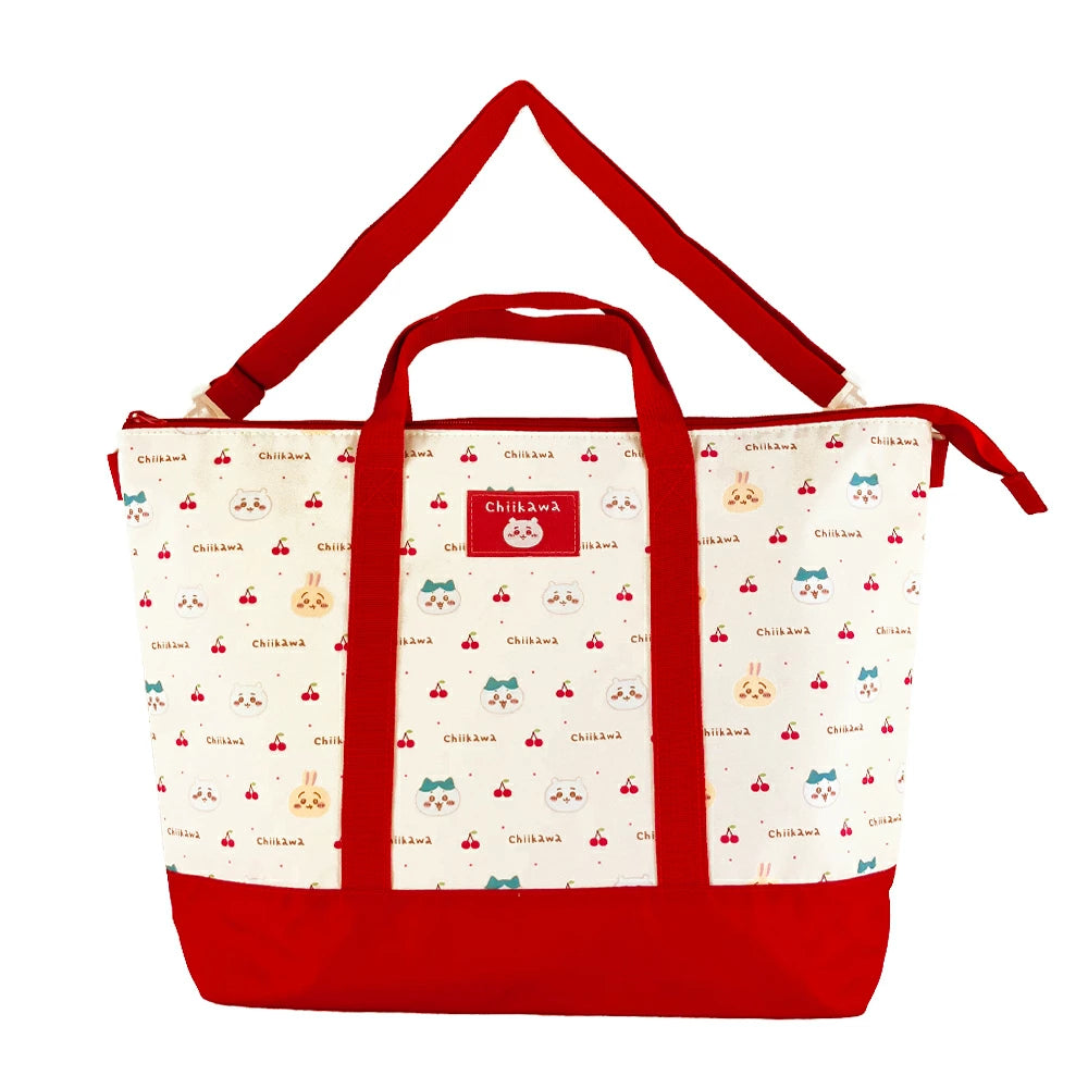 Spiral Cute - Chiikawa Two-Way Tote Bag (Red)