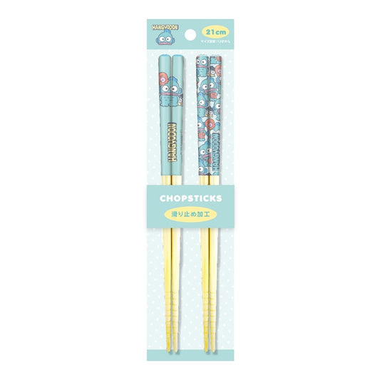 T's Factory - Sanrio Hangyodon Bamboo Chopsticks 2-Pair Set (21cm)
