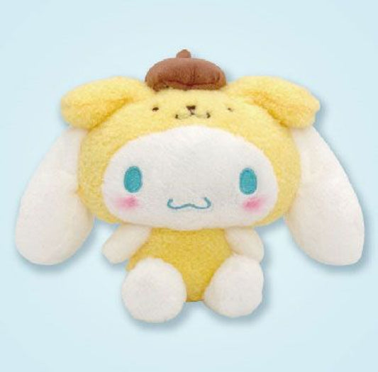 Nakajima - Sanrio Cinnamoroll 20th Anniversary Narikiri Pompompurin Plush Doll (S)