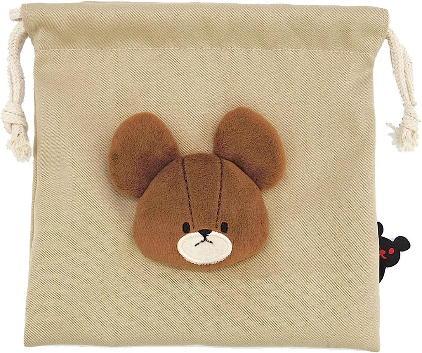 Nakajima - The Bear's School Jackie Drawstring Bag