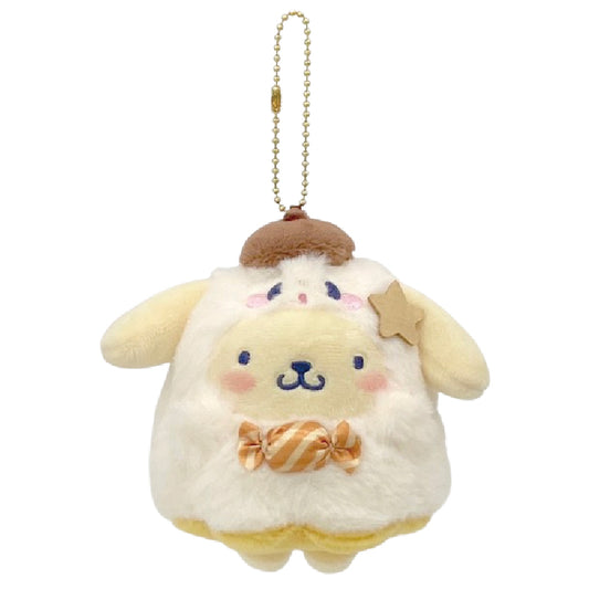 Sanrio - Pompompurin Ghost Mascot Keychain Plush Doll