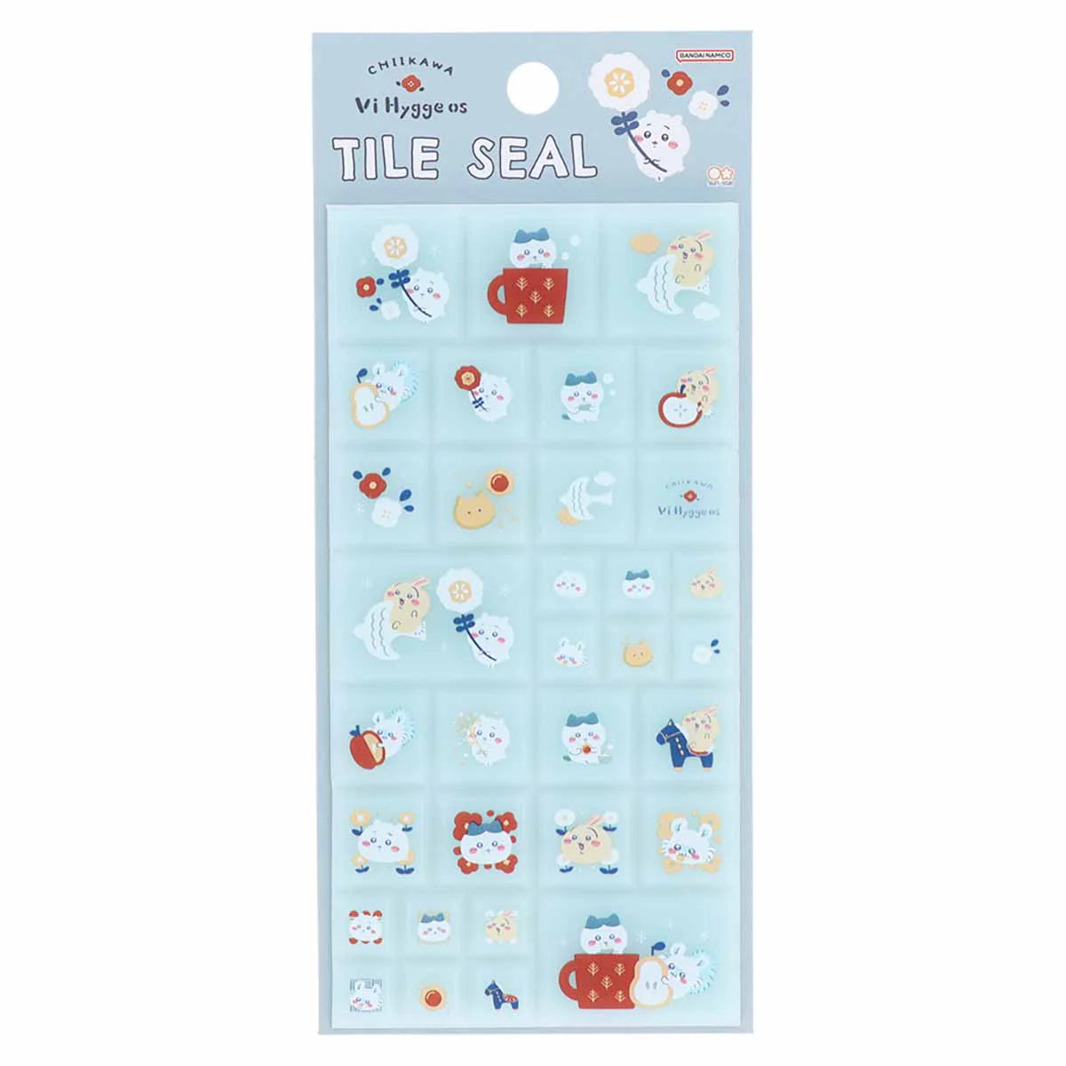 Spiral Cute - Chiikawa Tile Sticker (Blue)