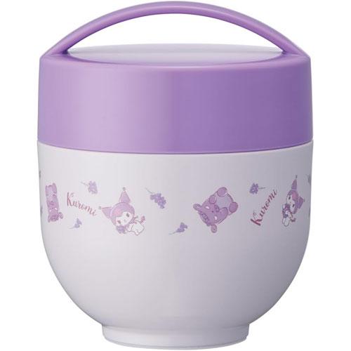 Skater - Sanrio Kuromi Flower Wreath Antibacterial Isotherme Lunch Box