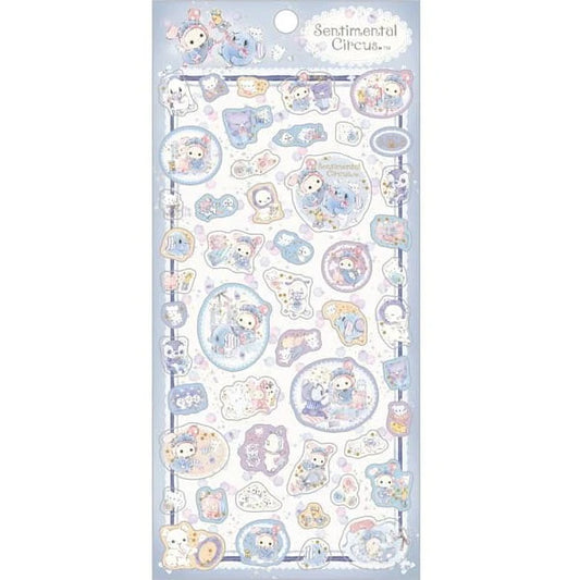 San-X - Sentimental Circus Remake at the Window of Sky-Colored Daydreams Theme Sticker (Set A)