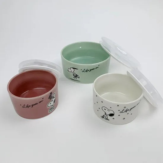 Peanuts Snoopy 3-Piece Microwave Set