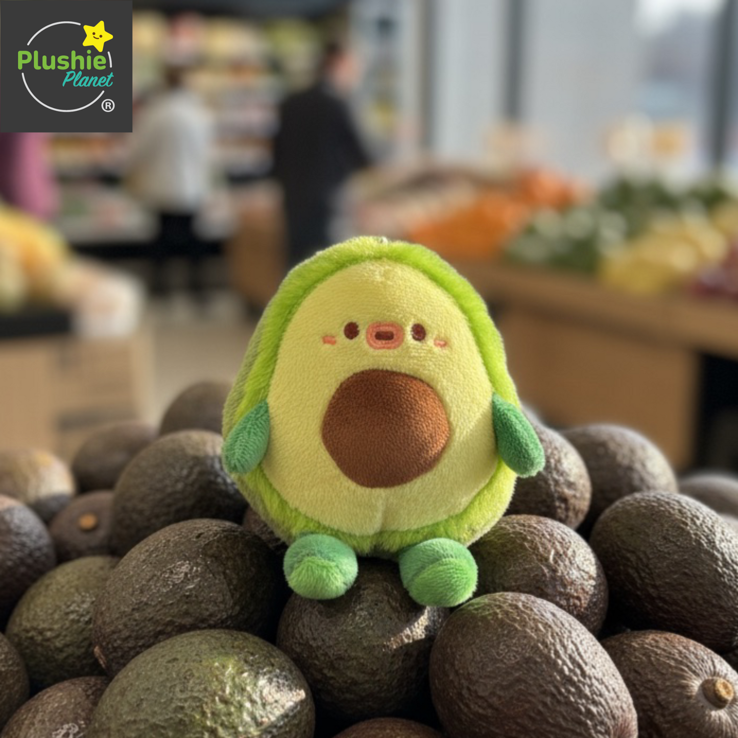 Plushie Planet® - Thick Lip Series - Avocado Keychain (厚唇系列 - 牛油果吊飾)