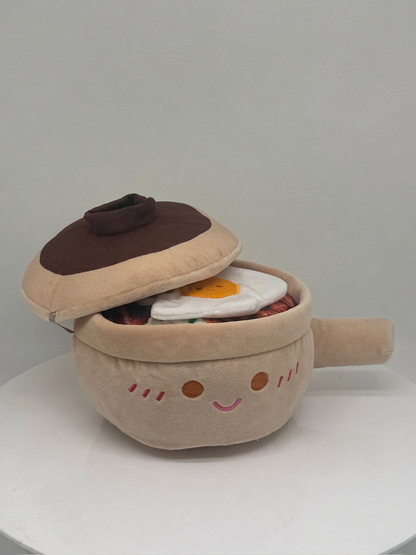 Plushie Planet® - Hong Kong Snack Series - Claypot Rice Plush (香港小食系列 - 煲仔飯公仔)