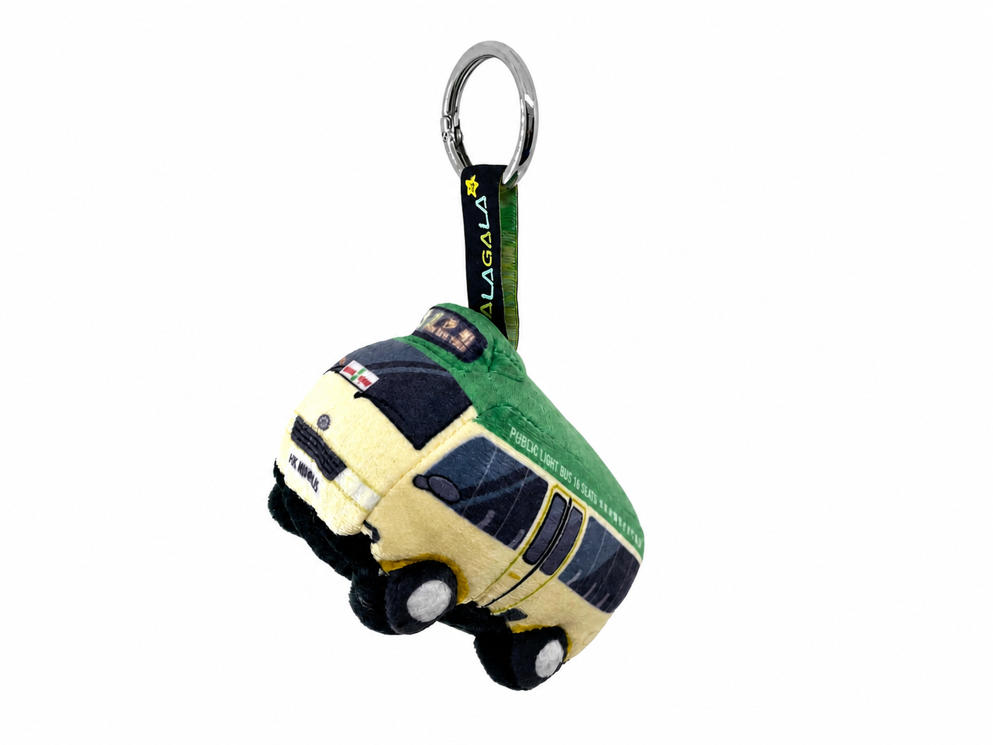 Plushie Planet® - Hong Kong Transport Series - Hong Kong Minibus (Green) Keychain (香港交通系列 - 綠色專線小巴吊飾)