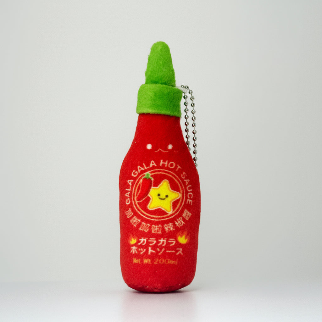 Plushie Planet® - Seasoning Series - Hot Sauce Keychain (調味料系列 - 辣椒醬仔吊飾)