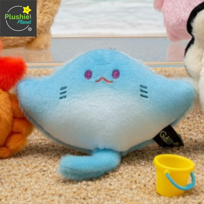Plushie Planet® - Ocean Animal Series - Little Manta Ray Keychain (海洋生物系列 - 魔鬼魚仔吊飾)