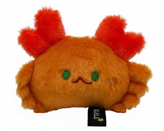 Plushie Planet® - Ocean Animal Series - Crab Keychain (海洋生物系列 - 螃蟹仔吊飾)