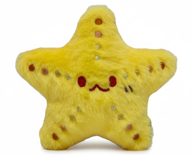 Plushie Planet® - Ocean Animal Series - Little Starfish Keychain (海洋生物系列 - 海星仔吊飾)