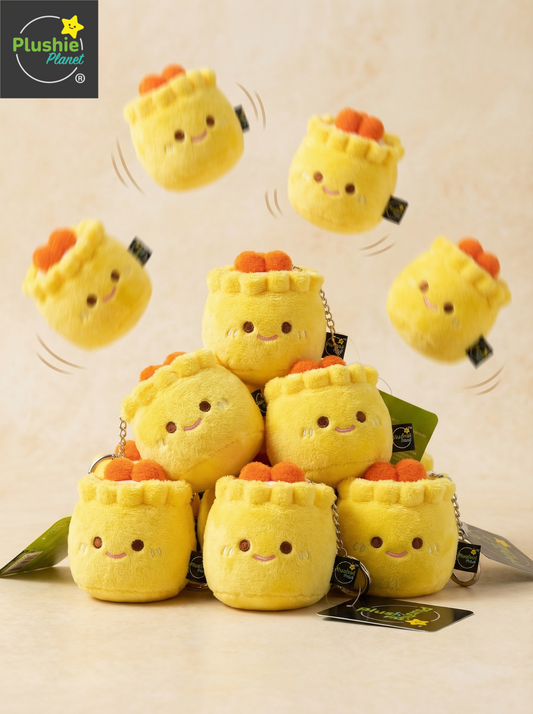 Plushie Planet® - Hong Kong Snack Series - Siu Mai Keychain (香港小食系列 - 燒賣吊飾)