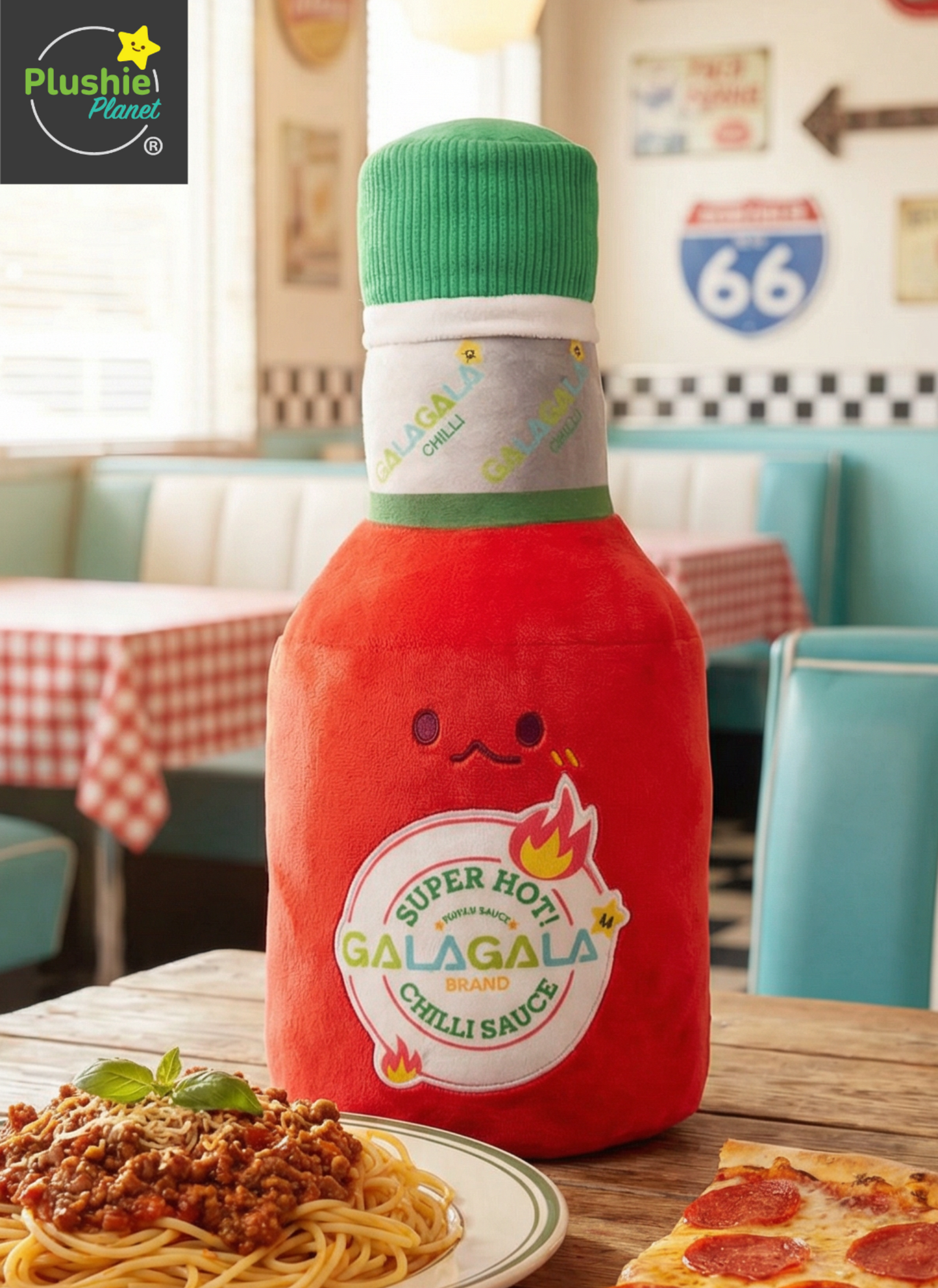 Plushie Planet® - Seasoning Series - Chilli Sauce Doll (調味料系列 - 辣椒仔仔公仔)