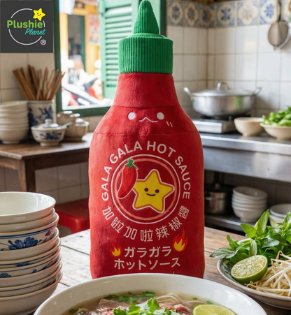 Plushie Planet® - Seasoning Series - Hot Sauce Doll (調味料系列 - 辣椒醬仔公仔)