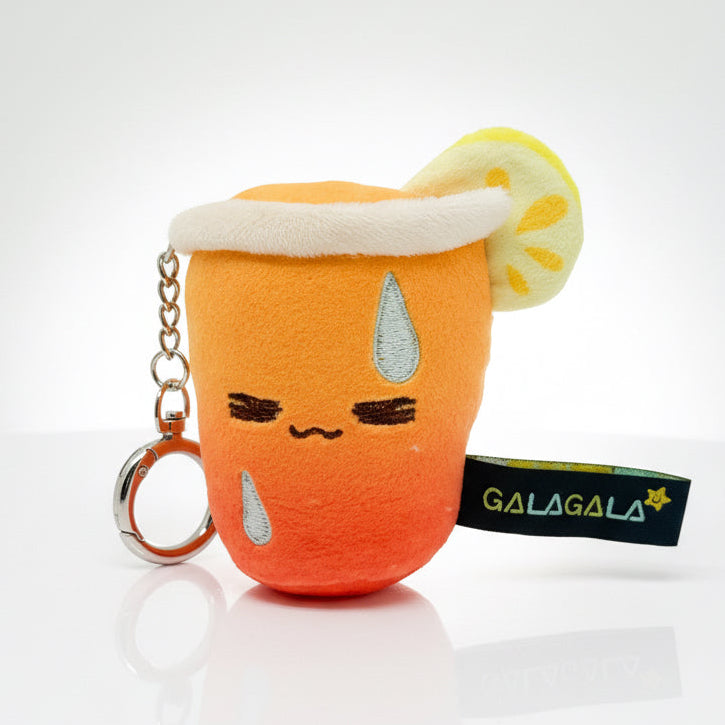 Plushie Planet® - Hong Kong Snack Series - Iced Lemon Tea Keychain (香港小食系列 - 凍檸茶吊飾)