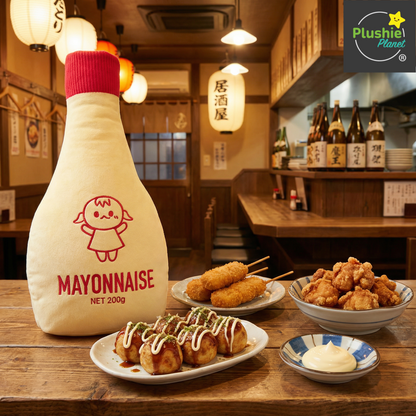 Plushie Planet® - Seasoning Series - Mayonnaise Doll (調味料系列 - 沙律醬妹妹公仔)