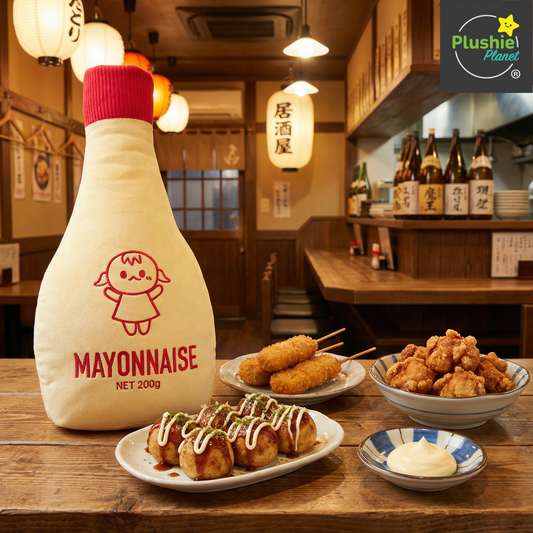 Plushie Planet® - Seasoning Series - Mayonnaise Doll (調味料系列 - 沙律醬妹妹公仔)