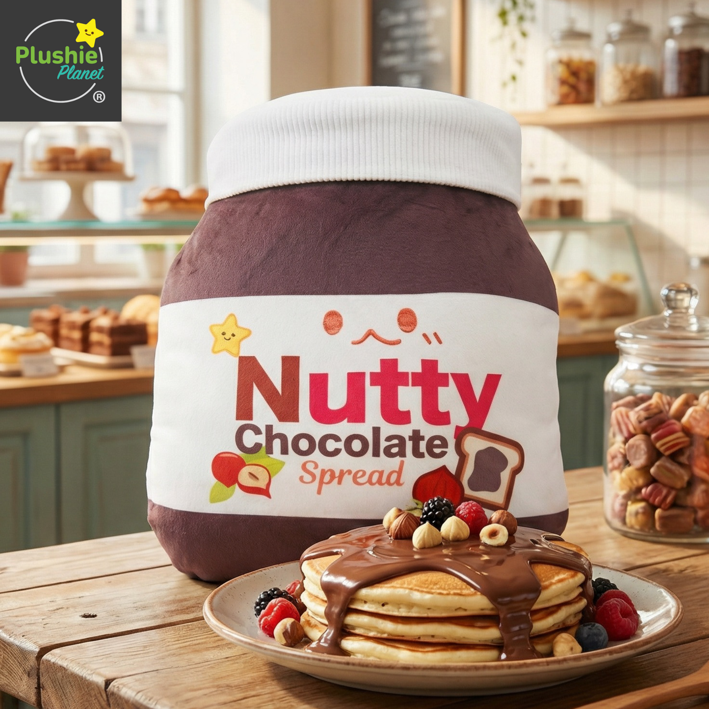 Plushie Planet® - Seasoning Series - Nutty Chocolate Spread Doll (調味料系列 - 榛子醬先生公仔)