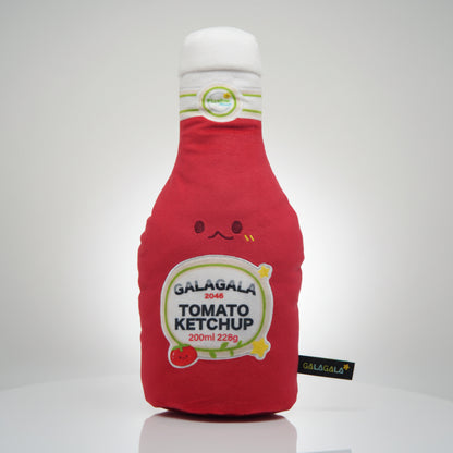 Plushie Planet® - Seasoning Series - Tomato Ketchup Doll (調味料系列 - 茄汁仔公仔)