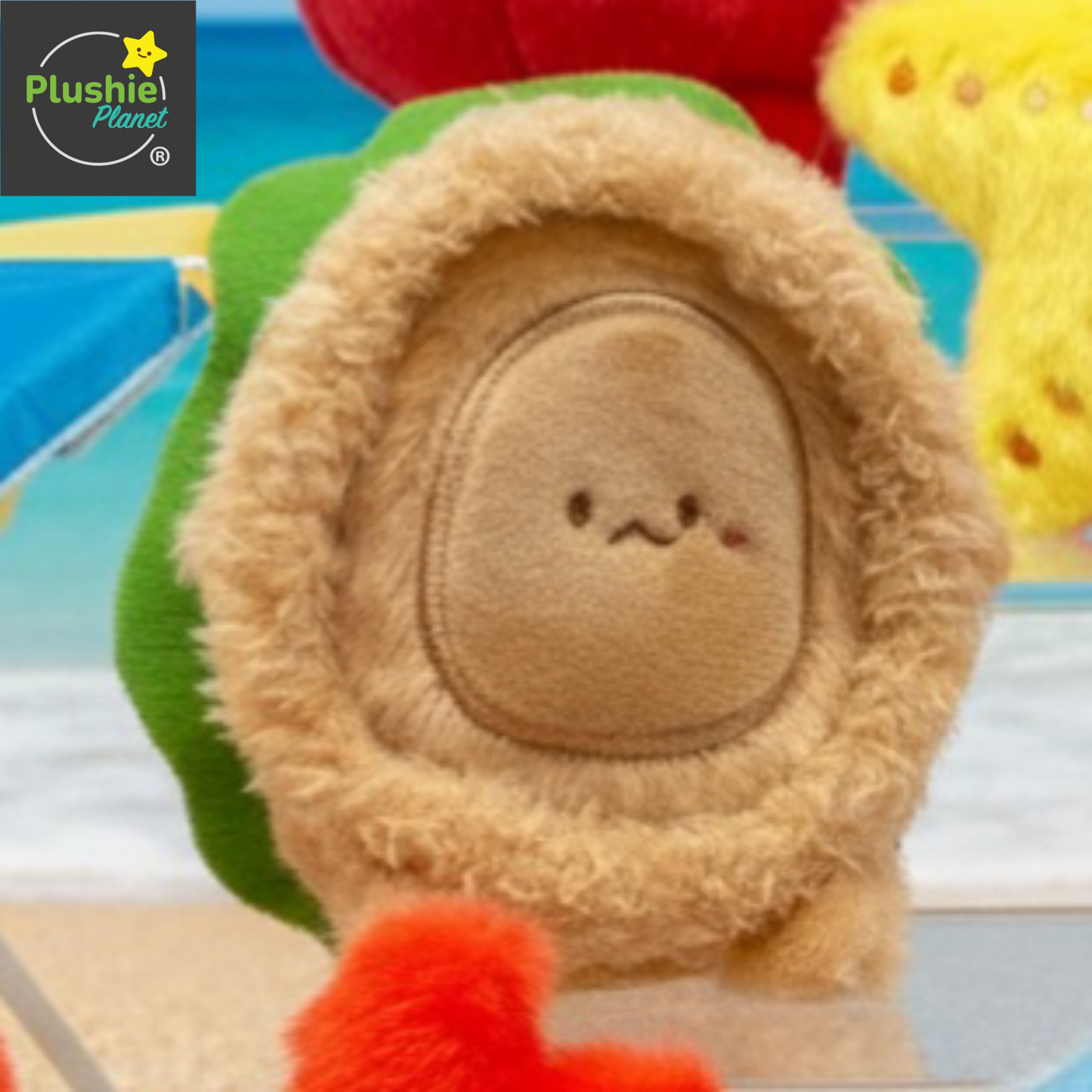Plushie Planet® - Ocean Animal Series - Baby Abalone Keychain (海洋生物系列 - 鮑魚BB吊飾)
