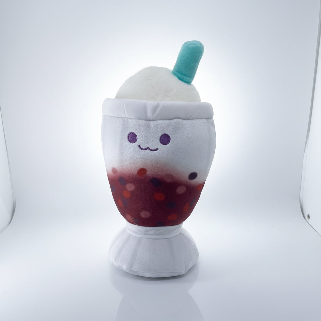 Plushie Planet® - Hong Kong Snack Series - Red Bean Ice Plush (香港小食系列 - 紅豆冰公仔)