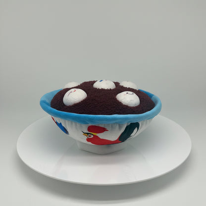 Plushie Planet® - Hong Kong Snack Series - Red Bean Soup with Glutinous Rice Ball Plush (香港小食系列 - 紅豆沙湯圓公仔)
