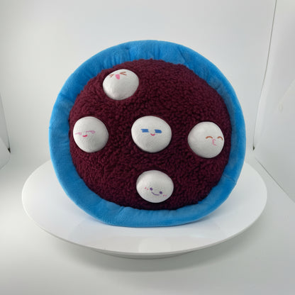 Plushie Planet® - Hong Kong Snack Series - Red Bean Soup with Glutinous Rice Ball Plush (香港小食系列 - 紅豆沙湯圓公仔)