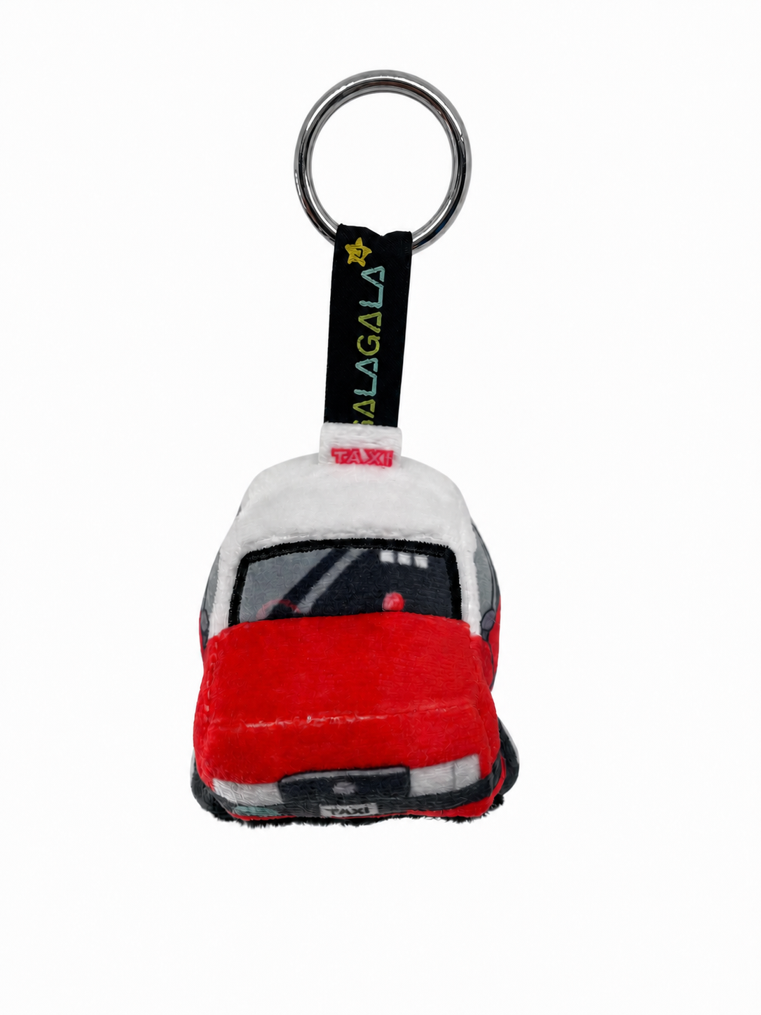 Plushie Planet® - Hong Kong Transport Series - Hong Kong Taxi (Red) Keychain (香港交通系列 - 紅色的士吊飾)