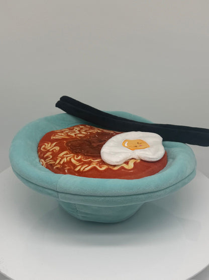 Plushie Planet® - Hong Kong Snack Series - Satay Beef Noodles Plush (香港小食系列 - 沙爹牛麵公仔)