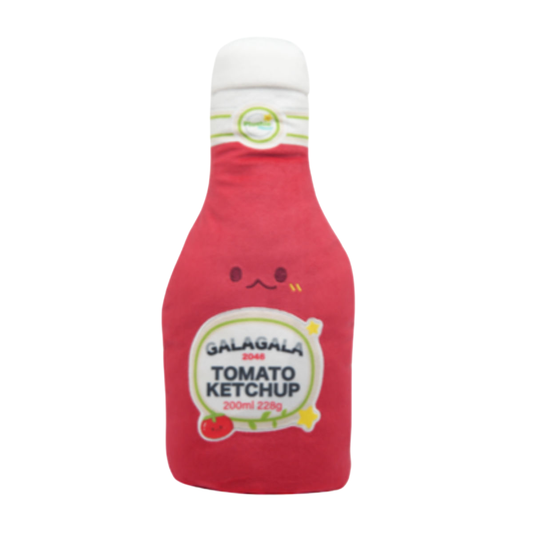 Plushie Planet® - Seasoning Series - Tomato Ketchup Doll (調味料系列 - 茄汁仔公仔)